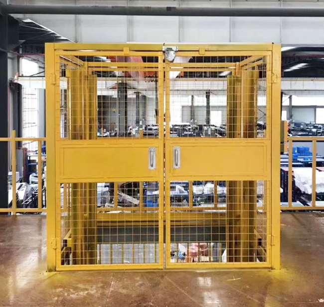 吉水智能导轨式升降机亮相