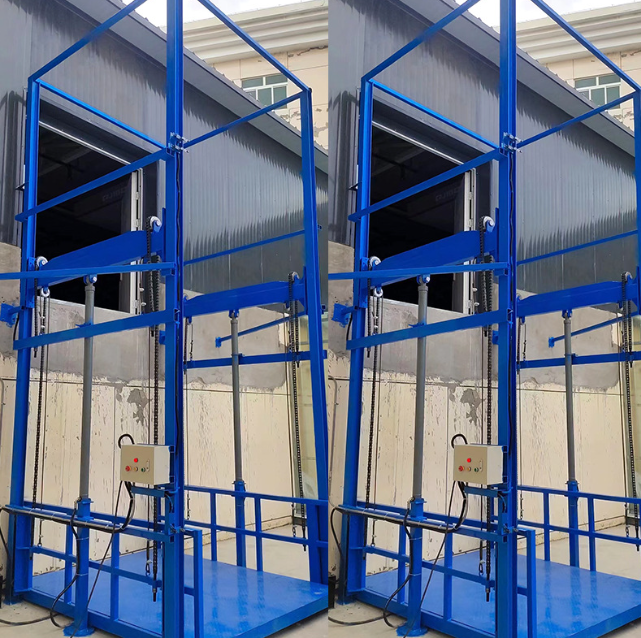 吉水导轨式升降货梯